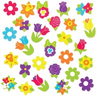 Baker Ross Foam Stickers Spring Flowers AT638 - Kids Stickers