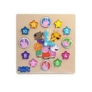 PEPPA PIG - Wooden educational clock - Educational Clock