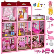 Kruzzel 22611 Doll house with doll and accessories - Doll House