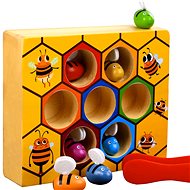 Kruzzel 21910 Wooden game for learning the colours of the bee - Educational Toy