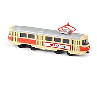RAPPA Tram Tatra T3 I Love Prague reverse gear metal 16cm - Metal Model
