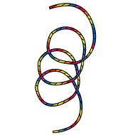 Invento Tube Tail Rainbow Spiral 6 m - Ribbon