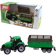 Made Tractor with tractor and accessories 18 × 3,5 × 4 cm - Tractor