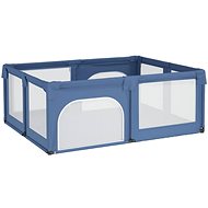 Shumee Playpen with 2 doors light blue oxford fabric - Baby Playpen