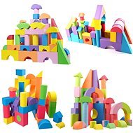 Alum Sada pěnových bloků pro děti 50 ks barevné - Kids’ Building Blocks