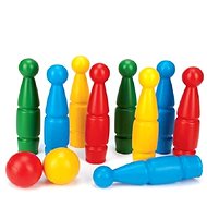 WADER Skittles 9 pcs + 2 balls - Bowling Pins