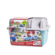 Hape Box with wooden tracks - Train Set