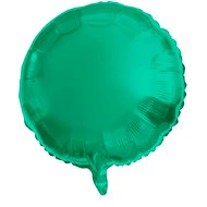 Folat Foil balloon, round, matt green, 45 cm - Balloons