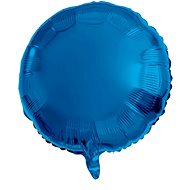 Folat Foil balloon, round, metallic blue, 45 cm - Balloons