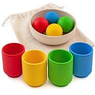 Ulanik Beads in cups - basic set, 4 cm - Montessori Toy