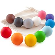 Ulanik Wooden balls 12 balls 4 cm - Montessori Toy