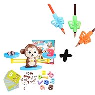 Learning to Play Set - Pencil Holding + Counting with Monkey - Educational Toy