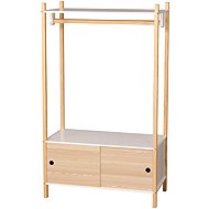 DOCHTMANN Detská šatníková skriňa otvorená 80 × 40 × 136 cm - Detský nábytok