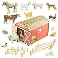 ULANIL Farm with animal figurines 13 pcs - Figure and Accessory Set