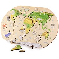 VEMKEL Wooden world map for children - Map