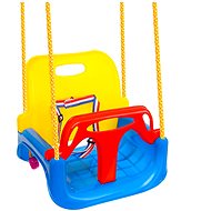 Kruzzel 23552 Children's plastic swing 3in1, multicoloured - Swing