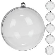 Ruhhy 22276 Acrylic ball 10 cm, 5 pcs - Creative Kit