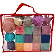 Bavytoy Montessori blocks and balls - set - Stacking Pyramid