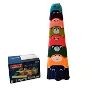 Bavytoy Foldable cups with animals - Stacking Pyramid