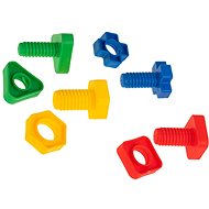 MG Montessori Screws 30 pcs, coloured - Nuts and Bolts Set