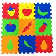 Siva Pěnové puzzle pro děti - ovoce - Foam Puzzle