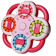 KIK Rotating Magic Bean Puzzle Ball, red - Motor Skill Toy