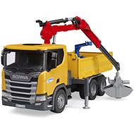 Bruder 03551 Scania Super 560R truck with crane and pallets - Toy Car