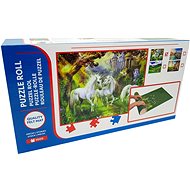 Excellent Puzzle 1000 pieces with scroll pad Unicorns and castle - Jigsaw Puzzle