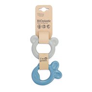 Dantoy Tiny Bio Plastic Teether Blue 2 pcs, 0 m+ - Baby Teether