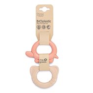 Dantoy Tiny Bio Plastic Teething Teeth Coral 2 pcs, 0 m+ - Baby Teether