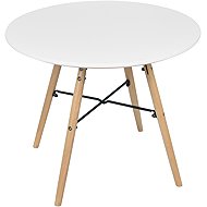 DOCHTMANN Children's table Jena, white, 60 × 48 cm - Kids' Table