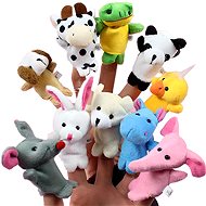 Retoo Finger Puppets Mascots Little Zoo 10 pcs - Hand Puppet