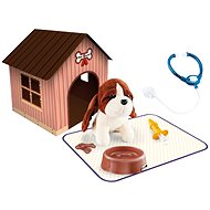 Wiky Dog with kennel and pouch 18 cm - Soft Toy