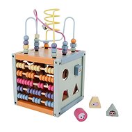 Jouéco The Wildies Family wooden cube activity - Educational Toy