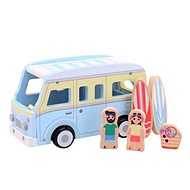 Jouéco Wooden retro beach caravan 7 pcs 18 m+ - Game Set