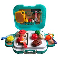 Children's kitchen in a mobile case - Play Kitchen