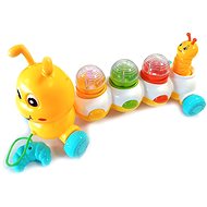 Bavytoy Interactive pulling caterpillar - Push and Pull Toy