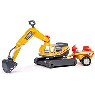 FALK Super Builder with opening seat and trailer - Digger