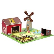 Krooom. ltd Farm with accessories 75 × 75 × 3.5 cm - Figure and Accessory Set