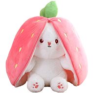 Leventi Plush rabbit hidden in strawberry 18 cm - Soft Toy