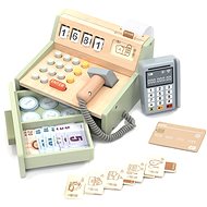 UMU® Wooden cash register with accessories 35 pcs - Toy Cash Register