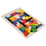 Kruzzel 22667 Wooden Tetris Puzzle - Wooden Puzzle