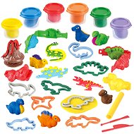 Playgo Dinosaur Modelling 6 × 56 g - Modelling Clay