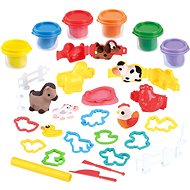 Playgo Model farm set 6 × 56 g - Modelling Clay