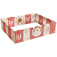 Emporio Playpen, plastic, 228 × 228 cm, red - Baby Playpen