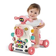 Emporio Educational multifunctional walker 5in1, pink, sturdy construction - Baby Walker