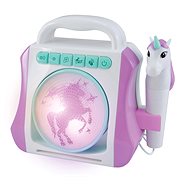 Wiky Karaoke box with unicorn microphone 21 × 9 × 19 cm - Musical Toy