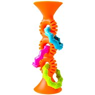 Fat Brain rattle pipSquiz Loops orange 15 cm - Baby Rattle