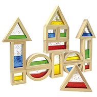 Eduplay Sensory cubes with coloured glitter - Wooden Blocks
