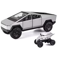 XinHaodi Tesla Cybertruck metal model 1:24, Toy with sound, lights for children from 6 years, Tesla  - Metal Model